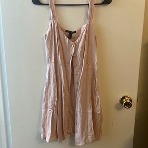 blush color dress size s, new brand forever 21